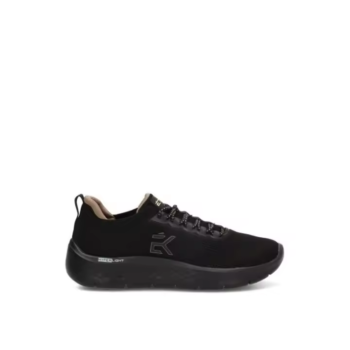 Zapatillas Casual Etika - Hombre - Suela Plana - Modelo 82066 - Color Negro - 1