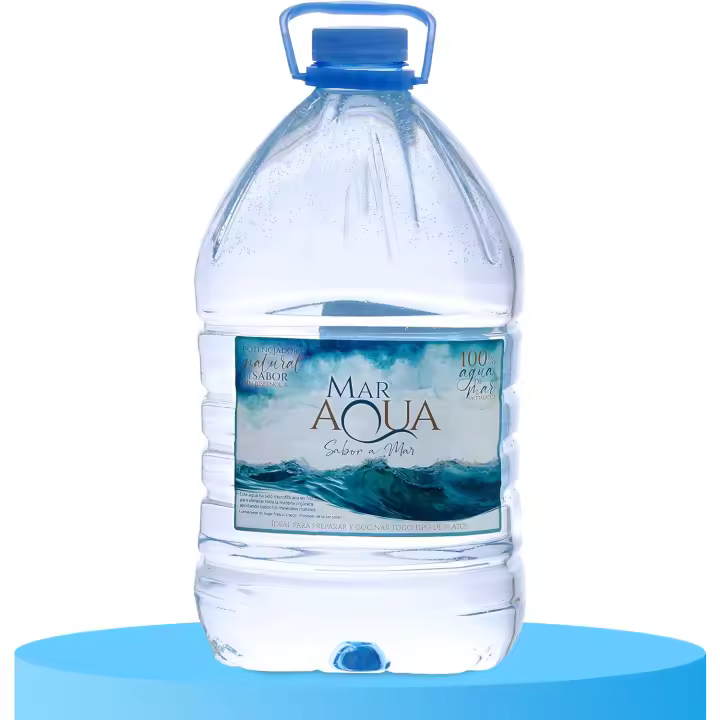 Agua de Mar Hipertónica 5L, Rica en Minerales, Equilibra el PH, Fortalece el Sistema Inmunológico, Ultrafiltrada en Frío - 1