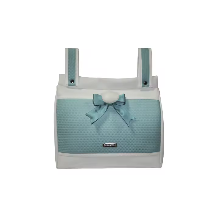 Bolso panera de ecopiel Babystar, bolso talega bebe, bolso silla de paseo universal, bolso carro bebe colección Sevilla, bolso bandolera, gran capacidad - 1