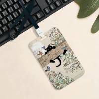 Porta Tarjetas Gato Negro Lindo Funda Para Tarjetas De Crédito Estudiante Tarjeta De Identificación Subway Permisos De Trabajo Estilo Clásico Material PVC - details 7