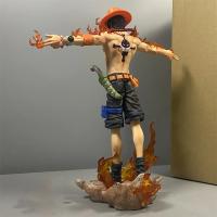 Figura De Acción De Anime One Piece Portgas D. Ace 28cm PVC Estatua De Colección Decoración Ornamento Juguetes Para Adultos - details 2
