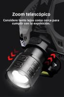 Linterna Frontal LED Ultra Potente 800W Recargable Con Sensor IR Para Pesca Y Camping Luz De Correa 3000M Brillo Alto 60° Ángulo De Haz Impermeable - details 8