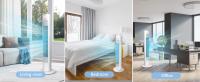Ventilador de Torre Silencioso Aigostar con Mando a Distancia, Oscilación 70°, Temporizador 7H, 3 Modos y 3 Velocidades, Ventilador de Columna Ahorro Energético para Dormitorio - details 6