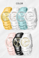 Reloj De Cuarzo Para Mujer LIGE Nueva Moda Cerámica Impermeable Con Calendario Elegante Reloj De Pulsera Con Caja - details 7