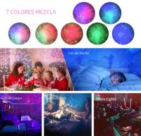Proyector De Estrellas WiFi Control APP Bluetooth Luz Nocturna Aurora Para Decoración De Dormitorio Lámpara De Ambiente LED Incluida - details 3