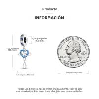 Beadas De Corazón Colorido En Plata Para Joyería De Pulsera Y Collar Con Encanto Para Chicos Y Chicas Accesorios De Moda Irregular - details 89