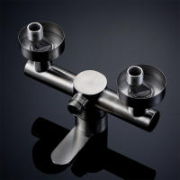 Grifo De Ducha De Acero Inoxidable 304 Para Baño Con Regulador De Agua Caliente Y Fría Accesorios De Baño Tapa De Agua G1/2 Para Bañera Y Ducha Manual - details 3