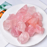 Specimen De Cuarzo Rosa Natural 100% Mineral De Alta Calidad Piedra Rosa Cristalina Para Cura Forma Irregular Roca Cruda Decoración De Habitación - details 10