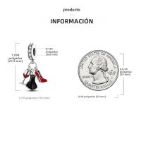 Encantos De Viaje Para Café Plata Charms Para Perros Y Gatos Corazón De Cuentas Adecuados Para Pulsera Original DIY Tendencia Clásica Vintage Romántica - details 469