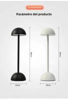 Lámpara De Mesa LED Nordica En Forma De Setas Recargable Por USB Para Decoración De Dormitorio Estudio Luz Nocturna De Escritorio Toque Moderna - details 8