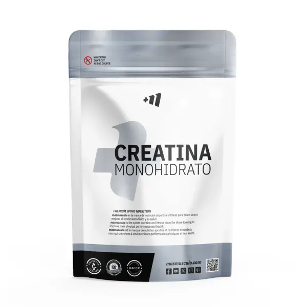 MM Supplements Creatina Micronizada 200 Mesh 500g Masmusculo Fit Line - Incrementa Tu Masa Muscular - 1