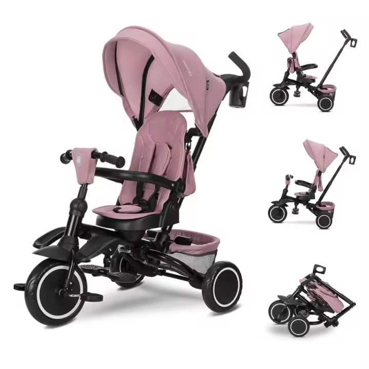 LORELLI Triciclo de plegado compacto FRECCIA con asiento giratorio 360° hasta 25 kg de Lorelli - 1