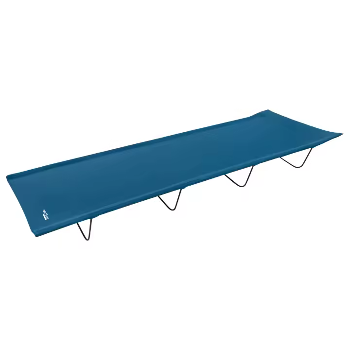Aktive Camping - Tumbona plegable acero y tela, 180x60x18 cm, peso máximo soportado 100 kg, con PVC, bolsa de transporte, para una persona, resistente, hamaca, jardín, acampada - 1