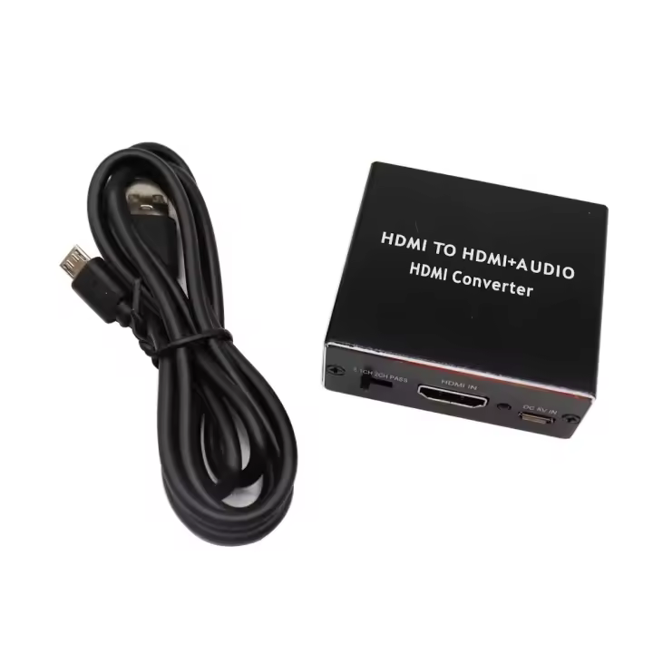 Convertidor De Video 4K 2K Extractor HDMI a 3.5MM Audio SPDIF Óptico TOSLINK Salida Estéreo Adaptador Splitter Compatible Con HDMI - 1