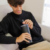Flamingueo Vaso Termico - Taza Termo Acero Inoxidable Termo Cafe Para Llevar Bebidas Frías 24h y Calientes 10h Taza con Tapa 0,8 Litros - details 2
