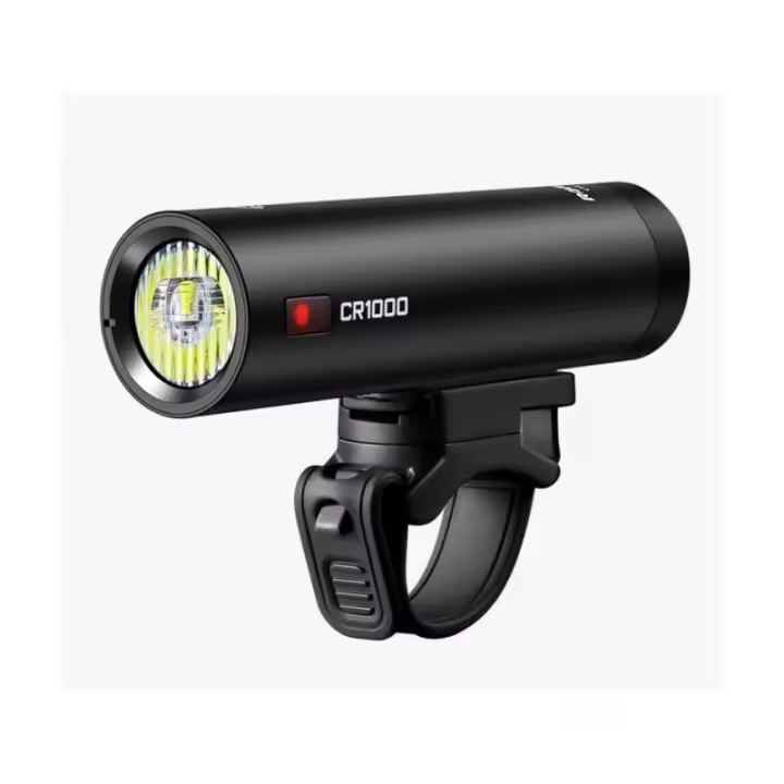 Ravemen - Faro Delantero CR1000 1000 L para bicicleta de ciclismo con haz en forma de T, batería de 4000 mAh y control remoto con cable, compatible con manillares de 22,2–35 mm - 1