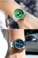 Reloj De Cuarzo Elegante Para Hombre MEGIR Estilo Simple Con Mostrador De Fecha Y Día Correa De Acero Inoxidable Caso De Aleación Reloj De Muñeca Para Mujeres Resistente Al Agua - details 9