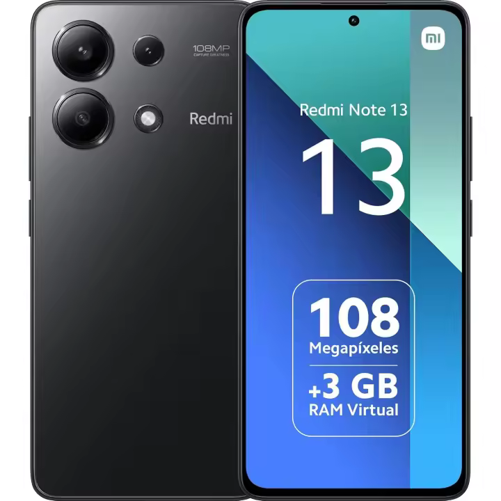Smartphone Xiaomi Redmi Note 13 6GB/ 128GB/ 6.67"/ Negro - 1