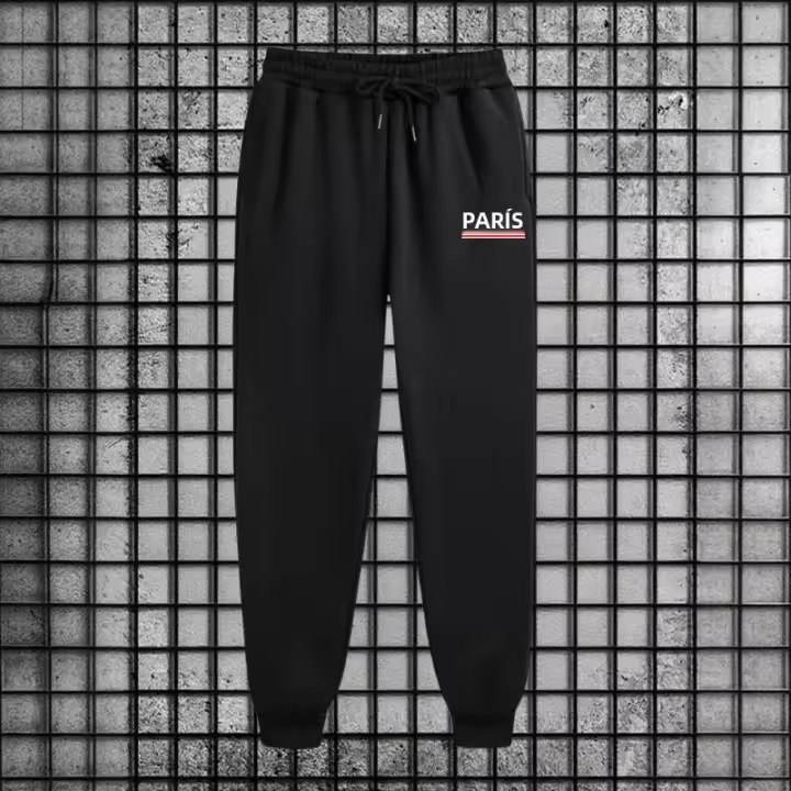 Conjunto De Ropa Deportiva Para Hombre 2025 Prenda Esencial Con Sudadera Y Pantalones Para Comodidad Diaria Otoño Invierno Estilo París - 1