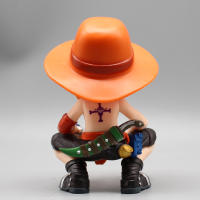 Figura De Anime One Piece Serie De Risa Ace Couchant 14cm Modelo Gk Estatua Para Coleccionistas Decoración De Escritorio Juguetes Regalos Para Niños Y Adultos - details 2