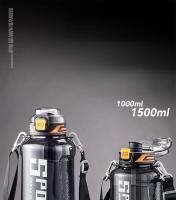 Botella De Agua GIANXI Deporte Con Gran Capacidad Y Taza Gruesa Para Exteriores Cubierta Doble Portátil Sellada Y Antigrado - details 0