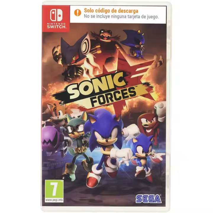 Sonic Forces (Código descarga en la caja) - Nintendo SWITCH - PAL España - Envíos 24/48 horas - 1