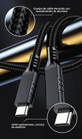 Cable De Extensión USB C 20Gbps Macho a Hembra 240W 8K Para iPhone 15 16 pro MacBook pro Samsung Xiaomi PC Laptop U Disk Compatible Con USB-C Tipo C Alta Velocidad De Datos Y Carga - details 1