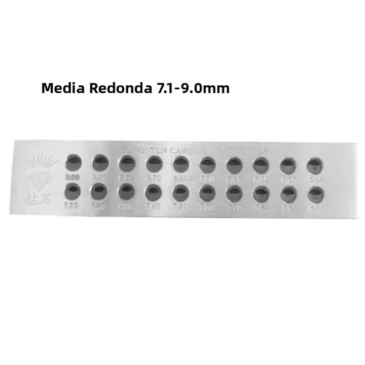 Tungsteno Carbonato Redondo Herramienta De Metal Para Dibujar Hilo De Oro Y Plata Para Fabricación De Joyas DIY 0.26-9mm - 1