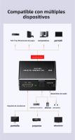 Convertidor De Video 4K 2K Extractor HDMI a 3.5MM Audio SPDIF Óptico TOSLINK Salida Estéreo Adaptador Splitter Compatible Con HDMI - details 5