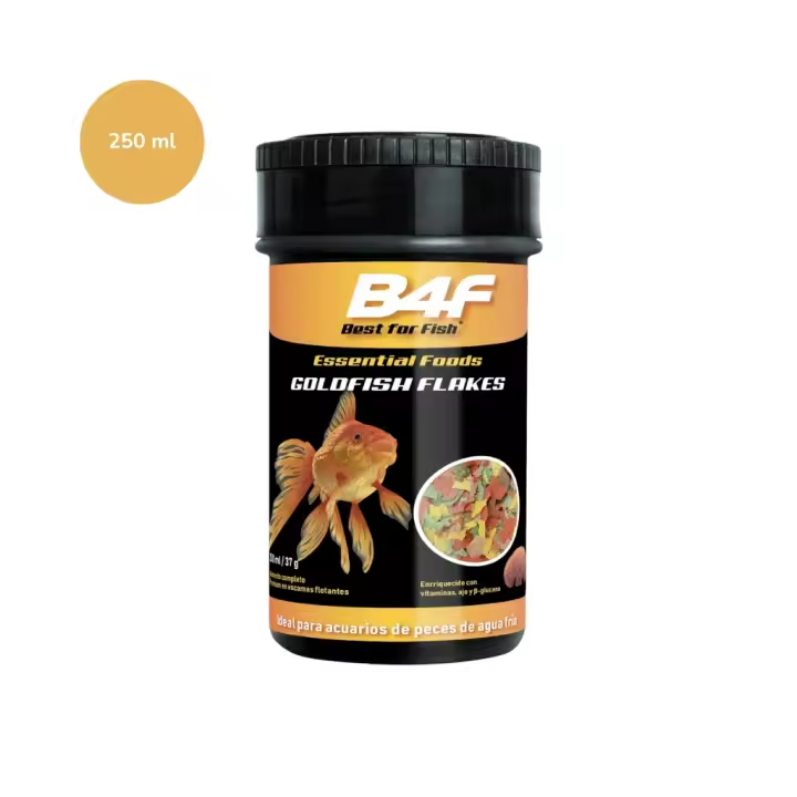 B4F Goldfish Flakes - Alimento Completo en Escamas Flotantes para Peces de Agua Fría (Goldfish, Koi juvenil, Carpas ornamentales) (2 Formatos) - 1