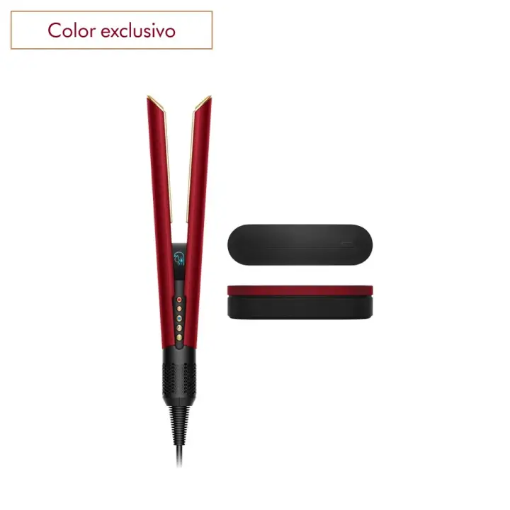 Plancha secador de pelo Dyson Airstrait™ (Red Velvet) de mojado a seco - 1