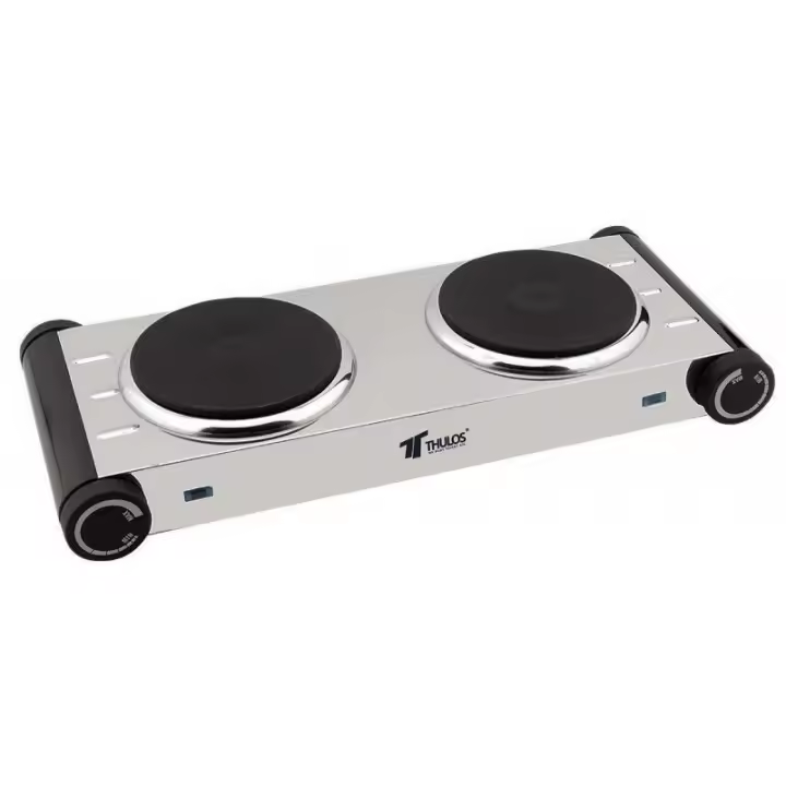 COCINA ELÉCTRICA 2 QUEMADORES ACER. INOX. - 1