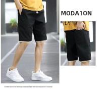 Shorts De Verano Para Hombre Deportivos Cinco Puntos Pantalones Casuales Playa Talla Grande Hasta 8XL Color Sólido Moda Exterior - details 8