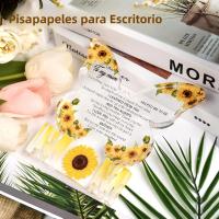 Regalo Para Mamá Placa De Acrílico En Forma De Mariposa Y Girasol Delicado Regalo De Cumpleaños Para Mamá De Hijo E Hija - details 1