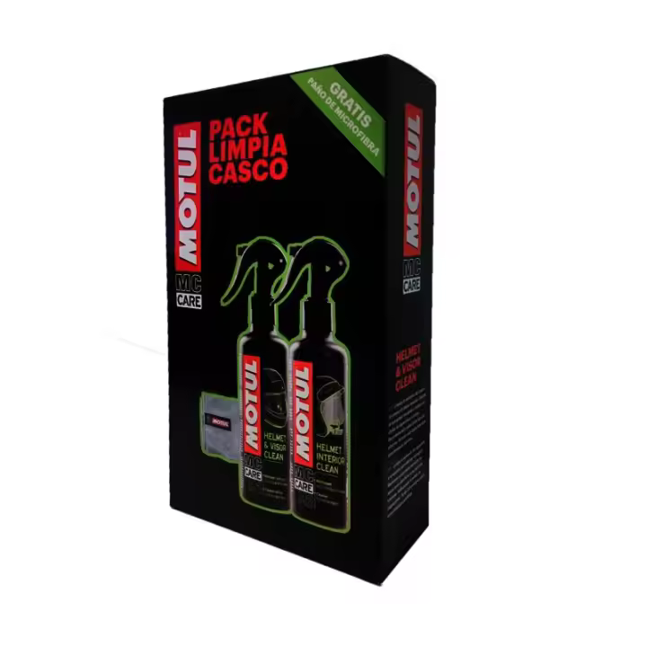 Pack De Limpieza Para Cascos - Incluye Limpieza Interior, Exterior Y Pantallas 109920 - 1