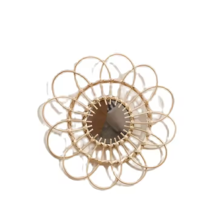 Espejo De Pared Hecho a Mano Con Diseño De Girasol Decoración Artística Para Dormitorio Y Sala De Estar Regalo Aesthetic - 1
