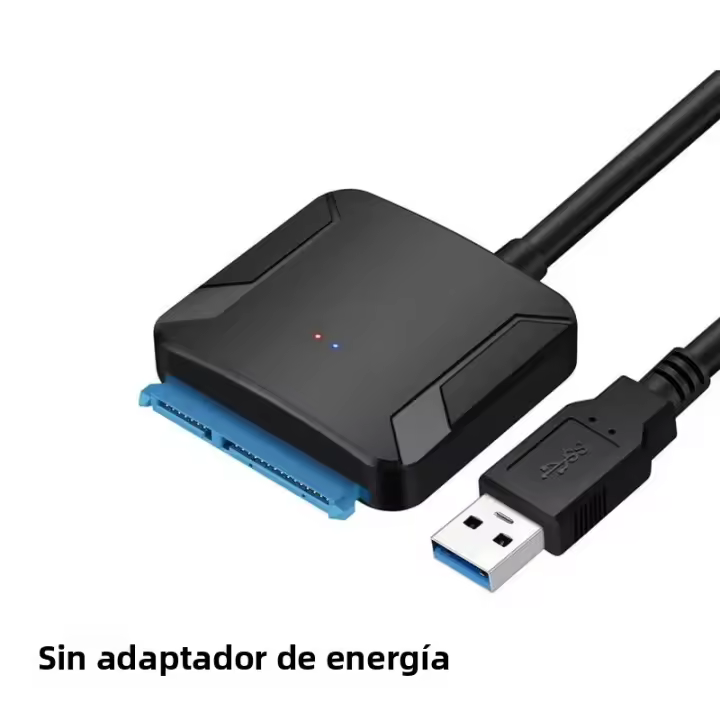 Adaptador De Disco Duro SSD USB 3.0 a SATA III Para 2.5/3.5 Pulgadas Soporta UASP Con Adaptador De Alimentación 12V Convertidor De Disco Duro De Disco Duro - 1