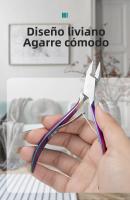 Aguja De Manicura De Acero Inoxidable Para Eliminar Diamantes Y Pedrería Herramienta De Retiro De Uñas Tijeras De Cadena - details 6