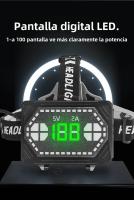Linterna Frontal LED Ultra Potente 800W Recargable Con Sensor IR Para Pesca Y Camping Luz De Correa 3000M Brillo Alto 60° Ángulo De Haz Impermeable - details 14