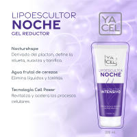 Yacel Lipoescultor Noche | Anticelulítico Intensivo Reductor | Gel Lipo-Reductor Quemagrasas Noche | Reduce Grasas Localizadas y Elimina Líquidos | Apto en periodo de Lactancia | 200ml - details 2