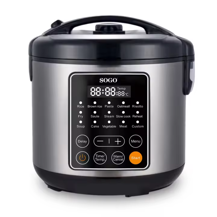 Robot de Cocina Multifunción 11 Opciones Cocción Acero 5L-900w - 1
