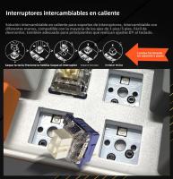 TECLADO MECÁNICO GAMING REDRAGON L61-B RGB USB Mini 61 Teclas Para Jugador Con Bolígrafo De Mano Grande 1.2X Mayor Tecladillo Ergonómico Para PC Y Laptop - details 7