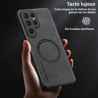 Funda De Cuero Magnética Para Samsung Galaxy S26 S25 S24 S23 S22 S21 Ultra plus Shockproof Wireless Charging Compatible Con Magsafe - details 2