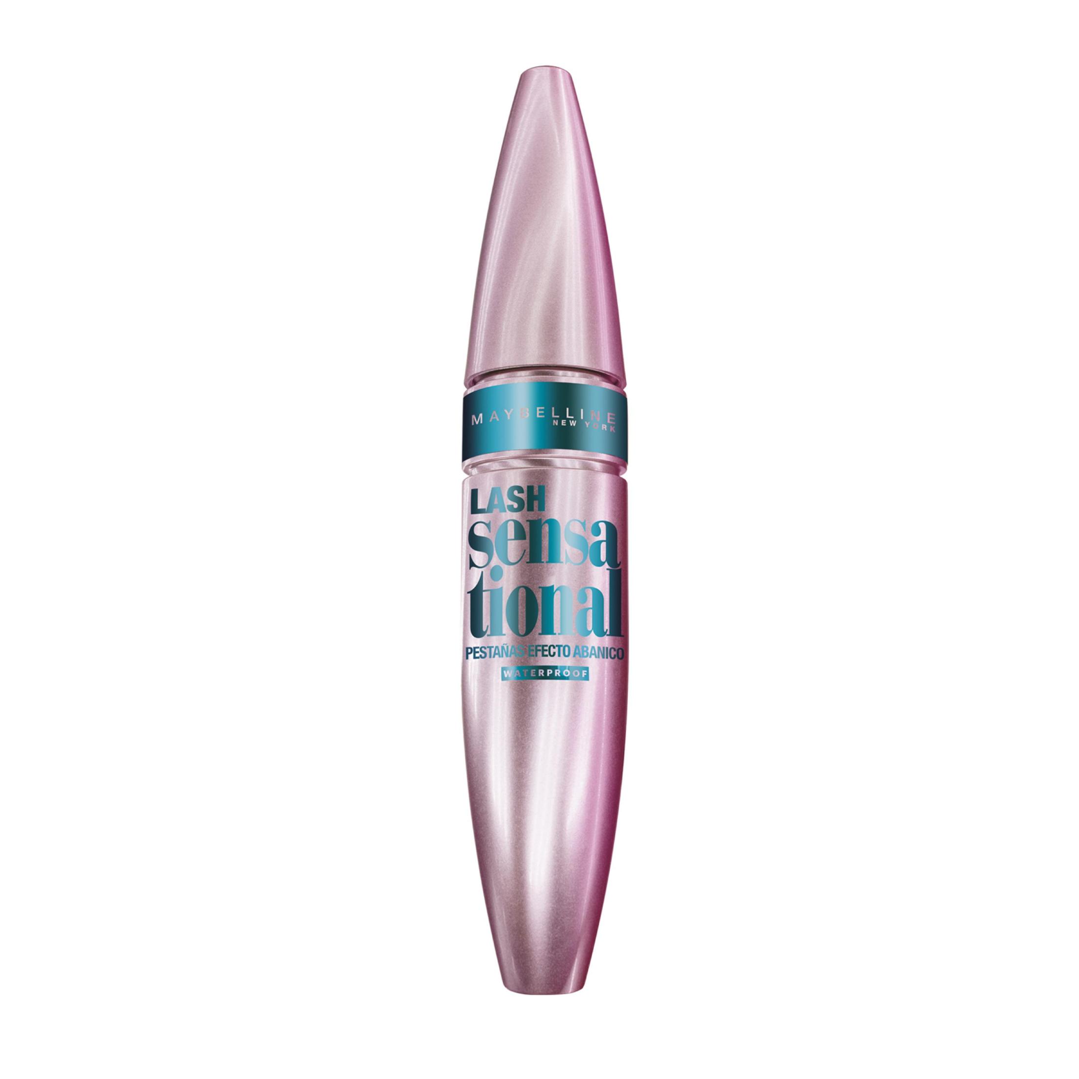 Maybelline New York | Lash Sensational Wateproof máscara de pestañas negra volumen- 9,5 ml