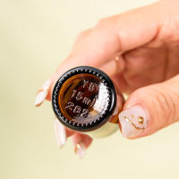Botella De Agua De Aromaterapia Recargable De Vidrio Ambar Con Escala Y Droso 5ml-100ml Para Repostería Y Viajes - details 9