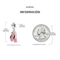 Encantos De Viaje Para Café Plata Charms Para Perros Y Gatos Corazón De Cuentas Adecuados Para Pulsera Original DIY Tendencia Clásica Vintage Romántica - details 518