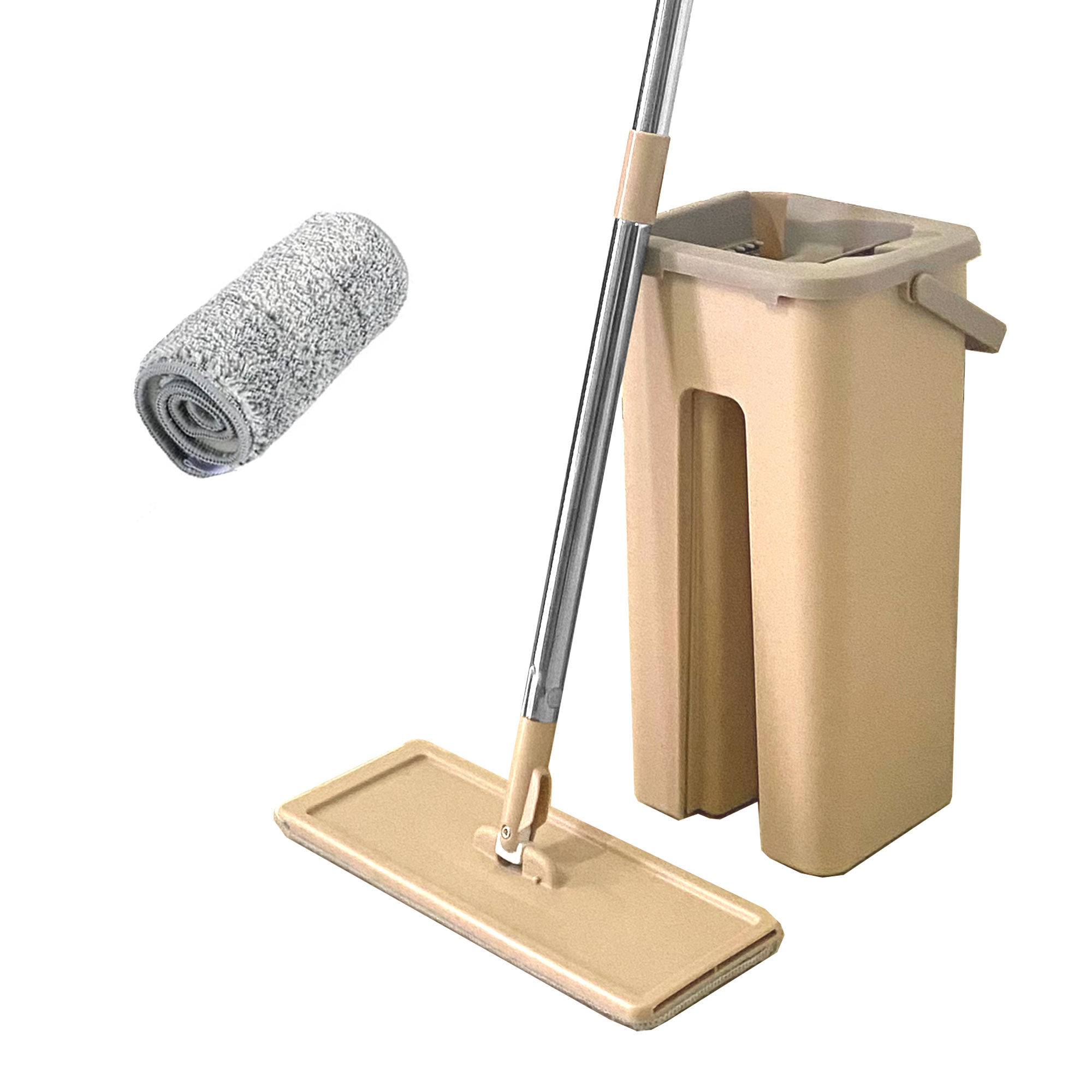 Mopa Extraplana con Cubo Escurridor Nyana Home - Limpieza Eficiente y Sin Esfuerzo