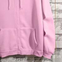 Sudadera De Mujer Con Capucha Y Cremallera De Primavera Otoño Color Sólido Manga Larga Bolsillos Cierre De Cremallera Exteriores - details 29
