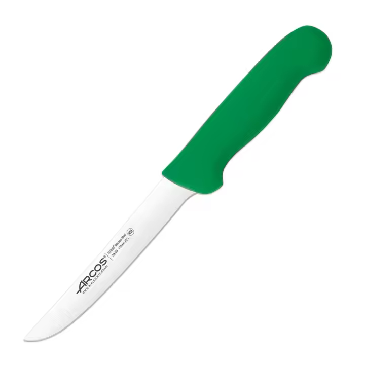 ARCOS Serie 2900 - Cuchillo Profesional Deshuesador Recto 16 cm Acero NITRUM. Verde - 1