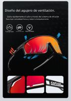 Gafas De Ciclismo Kapvoe UV400 Para Hombre Y Mujer Gafas De Sol Para Montar En Bicicleta Correr Esquiar Pesca Y Escalada - details 8